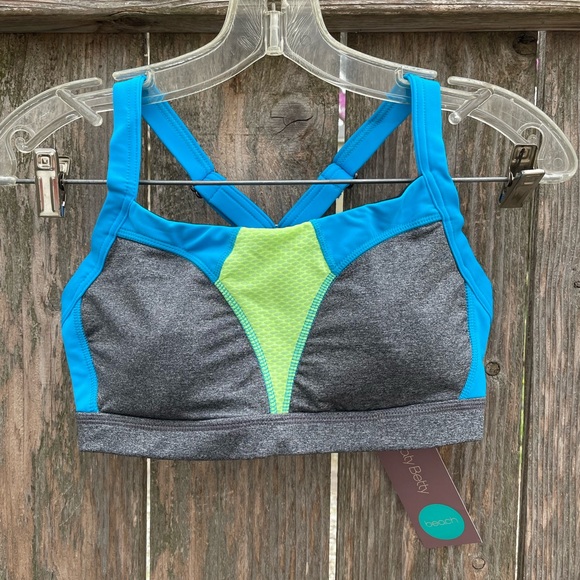 Sweaty Betty Medley Dive In Athletic Bikini Yoga Top 34 A to C cup - Picture 4 of 11